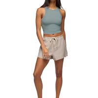 WOMEN'S PRANA CUYAMACA SHORT | ALMOND