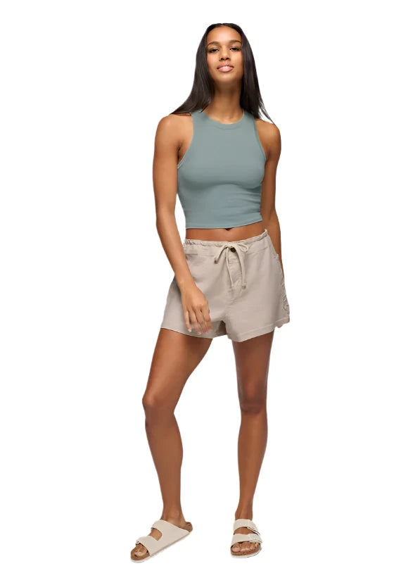 WOMEN'S PRANA CUYAMACA SHORT | ALMOND