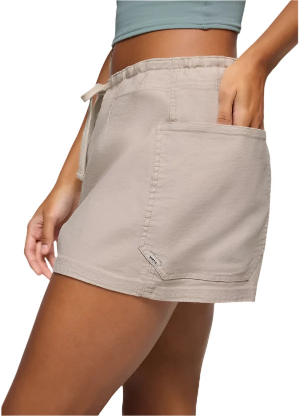 WOMEN'S PRANA CUYAMACA SHORT | ALMOND