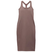 WOMEN'S PRANA HEAVANA RACERBACK MIDI DRESS | CAROB HEATHER