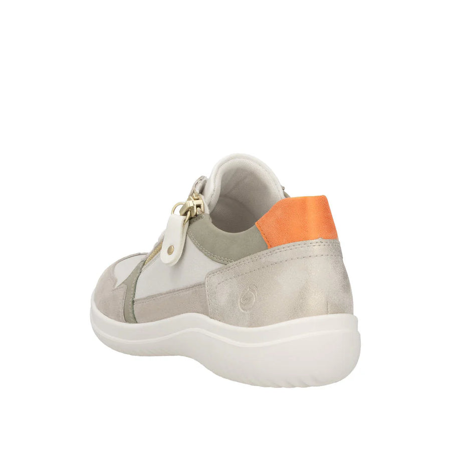 WOMEN'S REMONTE LOUANN 06 | LEHM / OFF WHITE / SALBEI / MUSCHEL / ORANGE