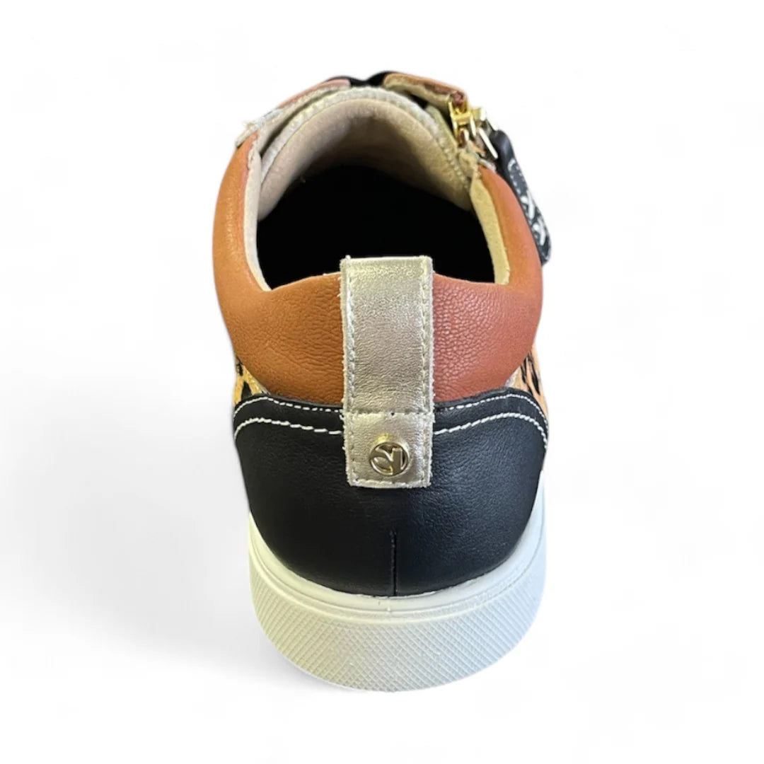 WOMEN'S REVERE LONGBEACH SNEAKER | COGNAC MULTI