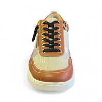 WOMEN'S REVERE LONGBEACH SNEAKER | COGNAC MULTI