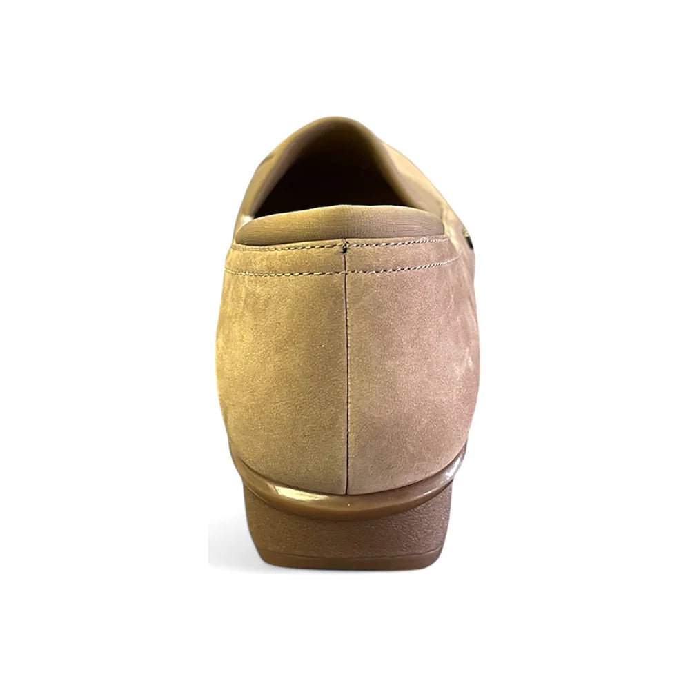 WOMEN'S REVERE NAPLES STRETCH LOAFER | TOFFEE NUBUCK