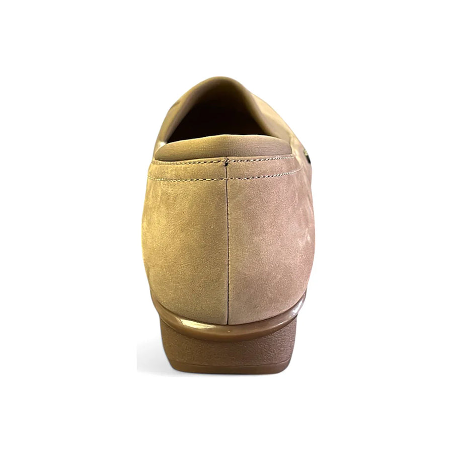 WOMEN'S REVERE NAPLES STRETCH LOAFER | TOFFEE NUBUCK