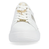 WOMEN'S RIEKER ADELIA 02 | WEISS / MUSCHEL / GOLD-SILBER