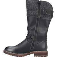 WOMEN'S RIEKER DOMINIKA 74 BOOT | SCHWARZ