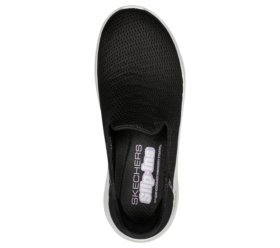 WOMEN'S SKECHERS GO WALK FLEX | BLACK / WHITE