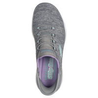 WOMEN'S SKECHERS SLIP-INS: SUMMITS DAZZLING HAZE |  GREY / MULTI