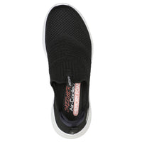 WOMEN'S SKECHERS SLIP-INS: ULTRA FLEX 3.0 SMOOTH STEP | BLACK