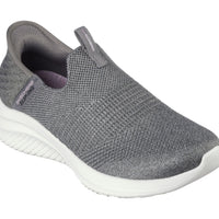 WOMEN'S SKECHERS SLIP-INS: ULTRA FLEX 3.0 SMOOTH STEP | GRAY