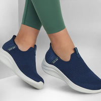 WOMEN'S SKECHERS SLIP-INS: ULTRA FLEX 3.0 SMOOTH STEP | NAVY