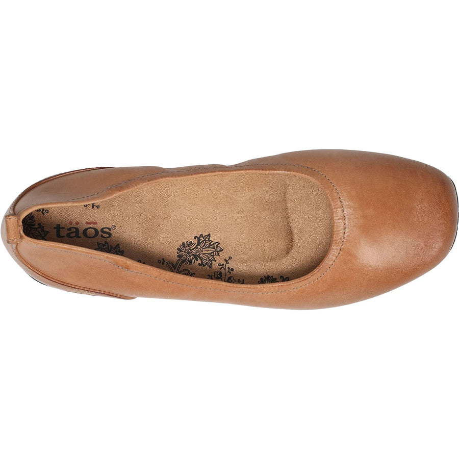 WOMEN'S TAOS CHIT CHAT BALLET FLAT | CARAMEL