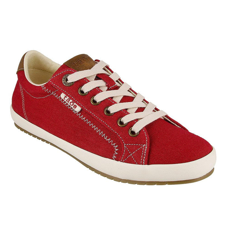 WOMEN'S TAOS STAR BURST SHOE | RED / TAN