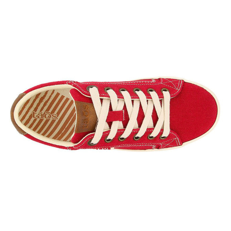 WOMEN'S TAOS STAR BURST SHOE | RED / TAN