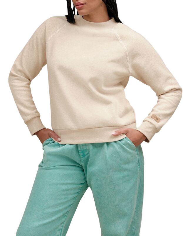WOMEN'S UGG CLASSIC CREWNECK | SAND HEATHER