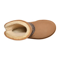 WOMEN'S UGG CLASSIC SHORT CRESCENT | CHESTNUT