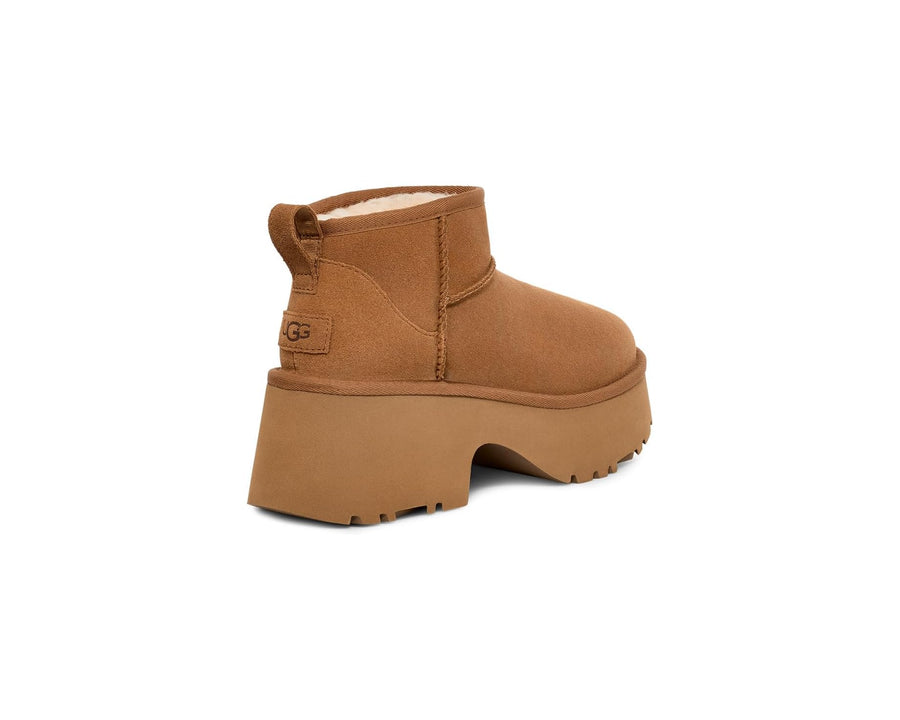 WOMEN'S UGG CLASSIC ULTRA MINI NEW HEIGHTS | CHESTNUT