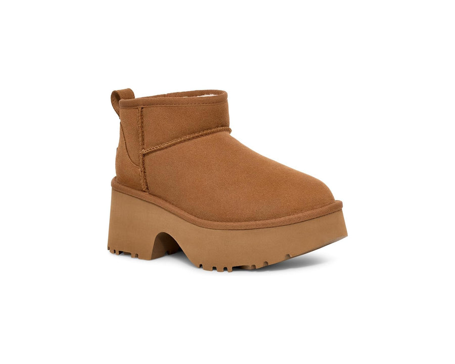 WOMEN'S UGG CLASSIC ULTRA MINI NEW HEIGHTS | CHESTNUT