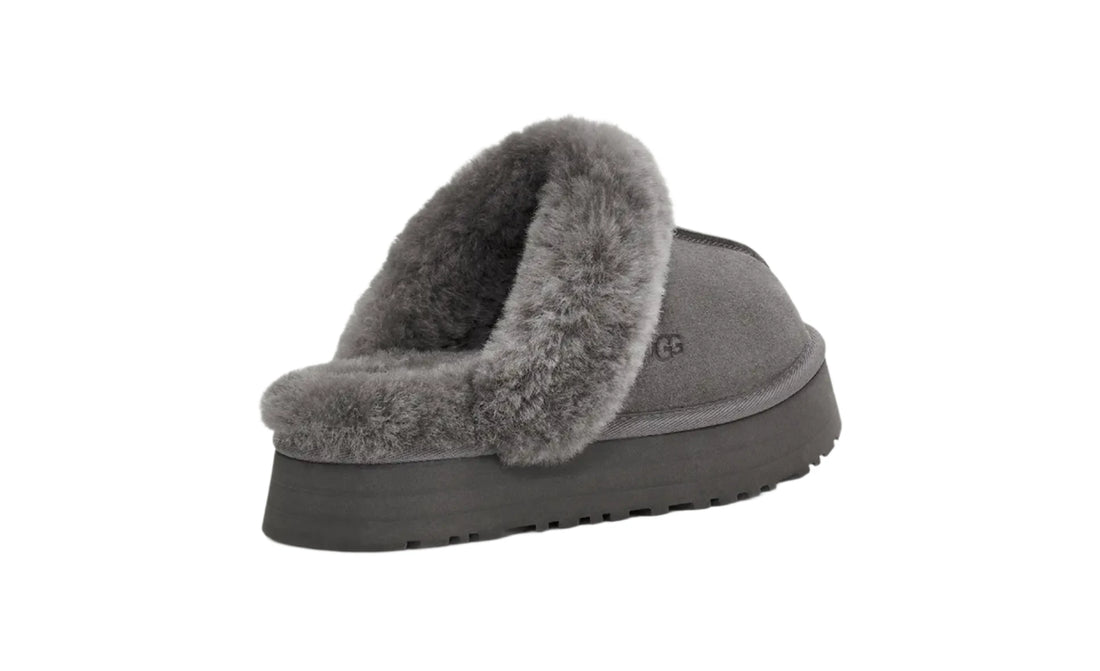 WOMEN'S UGG DISQUETTE SLIPPER | CHARCOAL