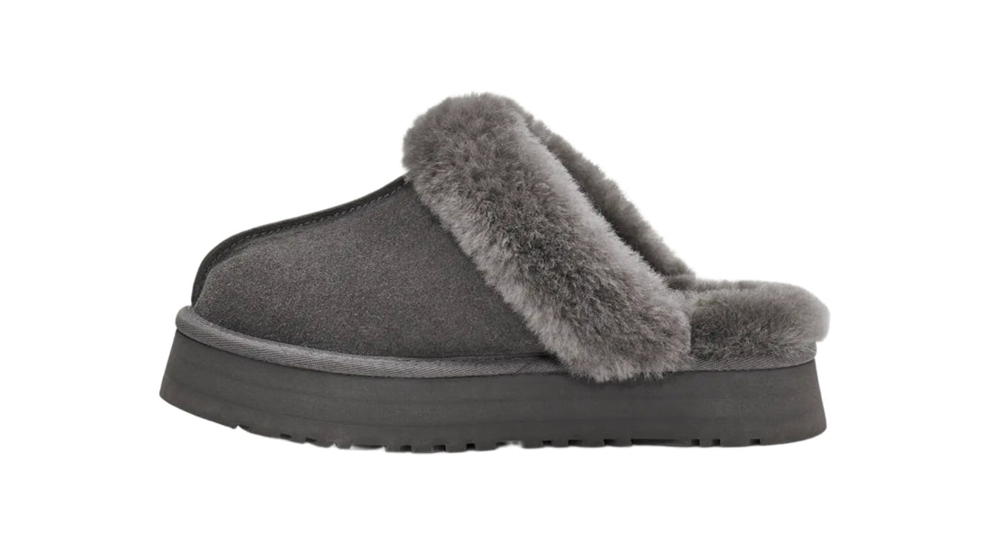 WOMEN'S UGG DISQUETTE SLIPPER | CHARCOAL