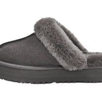 WOMEN'S UGG DISQUETTE SLIPPER | CHARCOAL