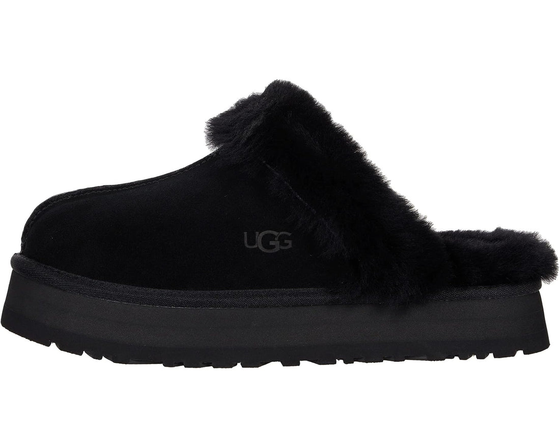 WOMEN'S UGG DISQUETTE SLIPPER | BLACK