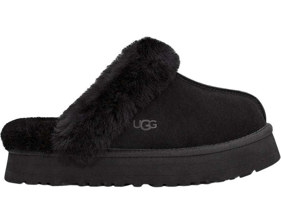 WOMEN'S UGG DISQUETTE SLIPPER | BLACK