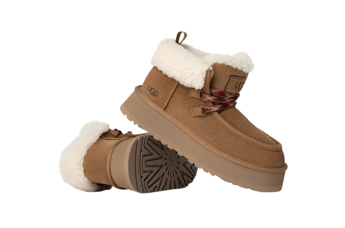 WOMEN'S UGG FUNKARRA CABIN CUFF | CHESTNUT