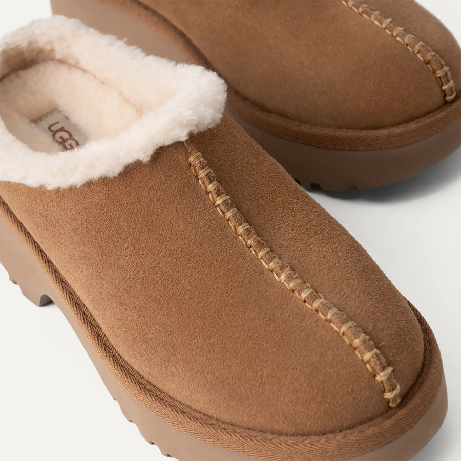 WOMEN'S UGG NEW HEIGHTS COZY CLOG | CHESTNUT