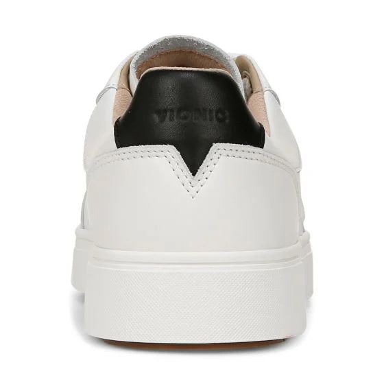 WOMEN'S VIONIC KIMMIE COURT SNEAKER | WHITE LEATHER