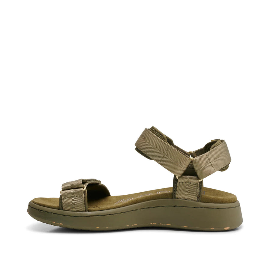 WOMEN'S WODEN LINE SANDAL | DARK OLIVE