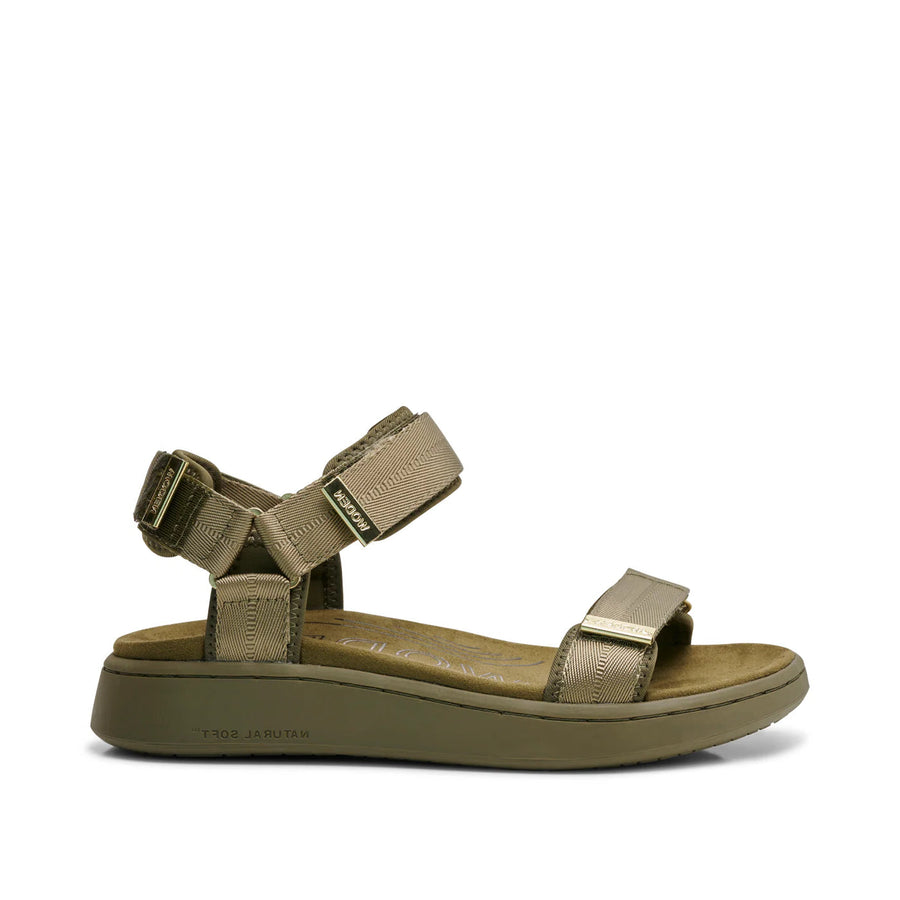 WOMEN'S WODEN LINE SANDAL | DARK OLIVE