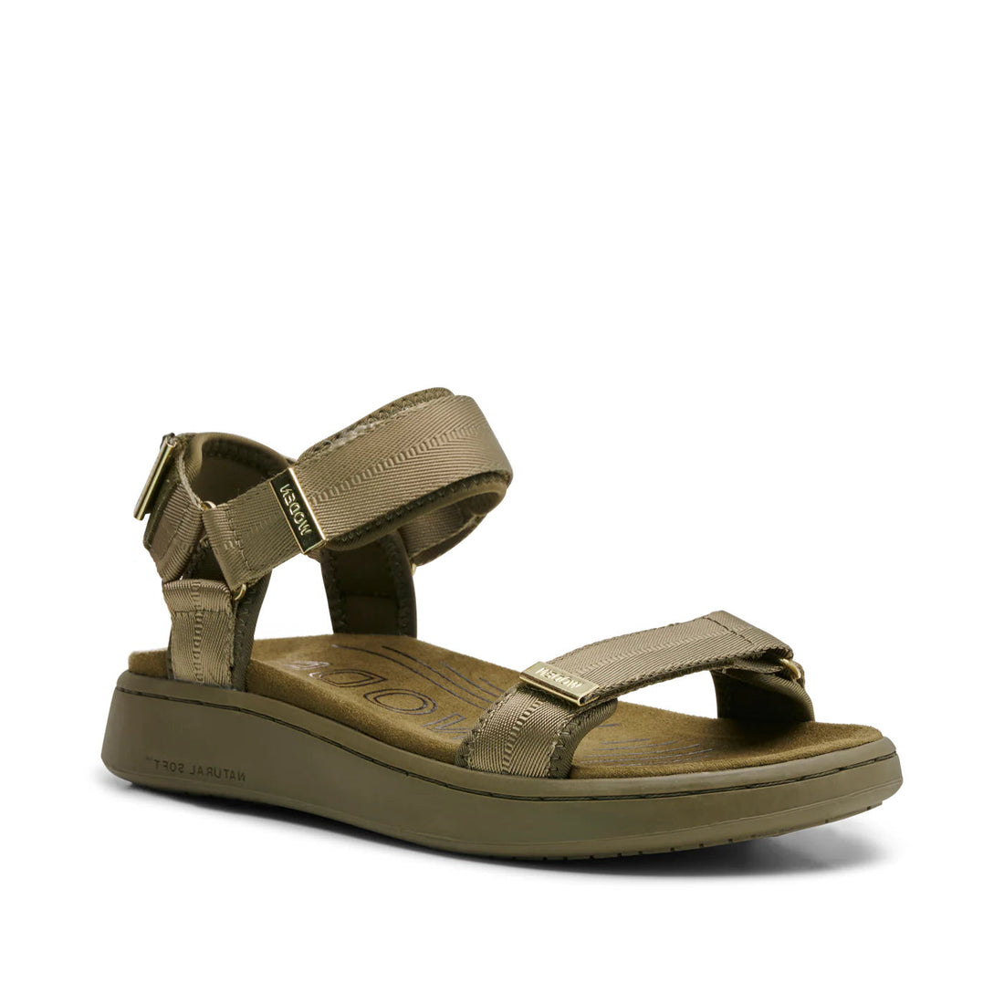 WOMEN'S WODEN LINE SANDAL | DARK OLIVE