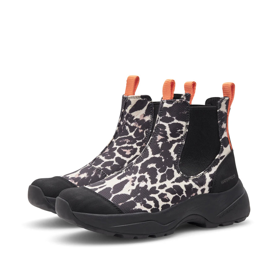 WOMEN'S WODEN SIRI LEO WATERPROOF BOOT | LEOPARD
