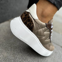 WOMEN'S WONDERS ROMA SNEAKER | TREND TAUPE / NYLON CHAMPAGNE