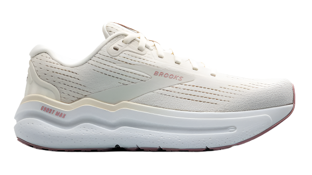 WOMEN'S BROOKS GHOST MAX 2 | COCONUT MILK / GRAY / ZEPHYR