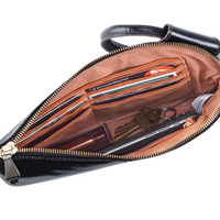 WOMEN'S HOBO SABLE WRISTLET | SKY BUFFED LEATHER