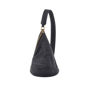 WOMEN'S HOBO SWAY SMALL SLING | BLACK PEBBLED LEATHER