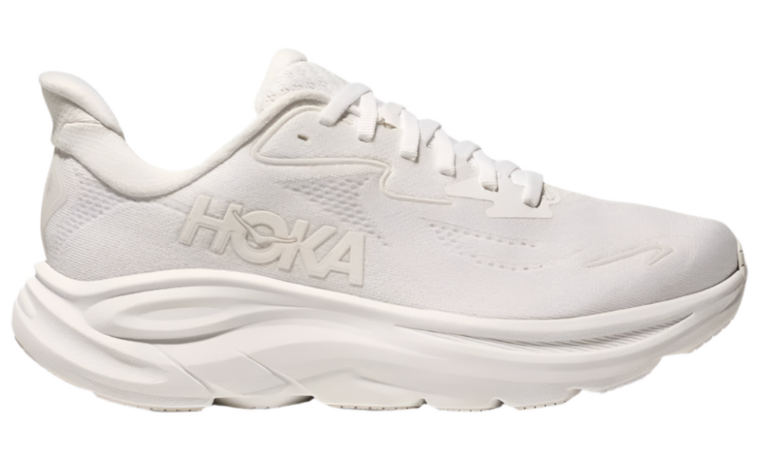 WOMEN'S HOKA CLIFTON 10 | WHITE / WHITE