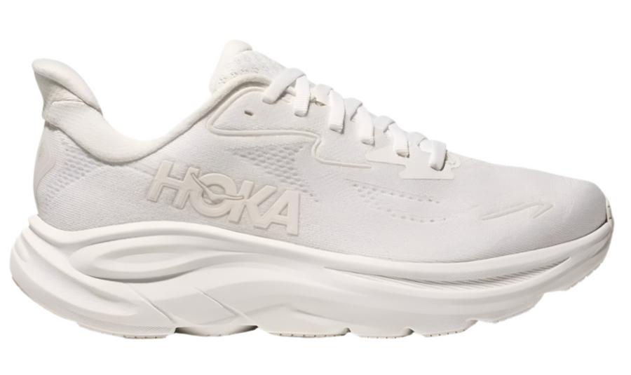 WOMEN'S HOKA CLIFTON 10 | WHITE / WHITE