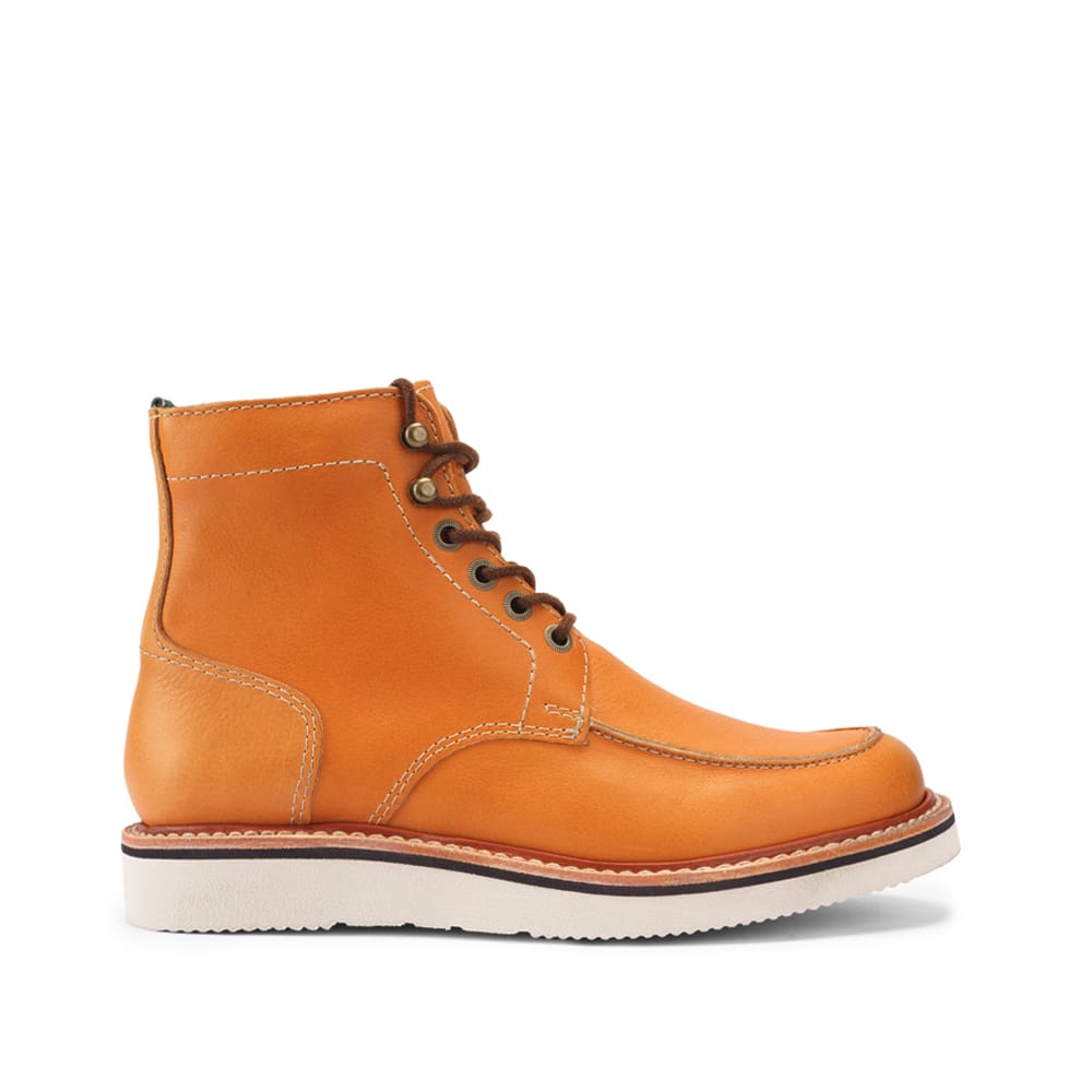 WOMEN'S MILWAUKEE BOOT CO. BURLEIGH MOC TOE BOOT | TAN