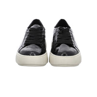 WOMEN'S ARA MIKKY PLATFORM SNEAKER | BLACK CROCO PRINT