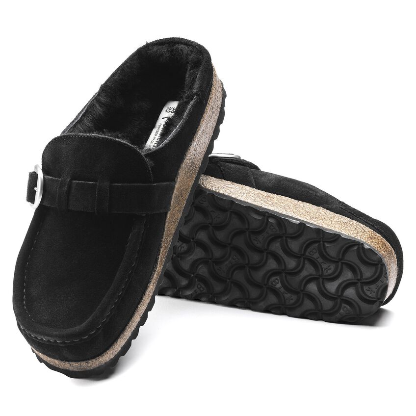 WOMEN'S BIRKENSTOCK BUCKLEY SHEARLING | BLACK