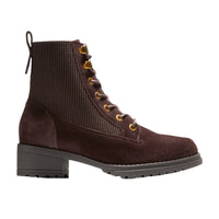 WOMEN'S COLE HAAN CAMEA WATERPROOF COMBAT BOOT II | LAVA SUEDE