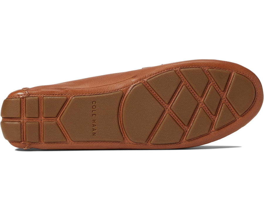 WOMEN'S COLE HAAN EVELYN DRIVER | PECAN LEATHER