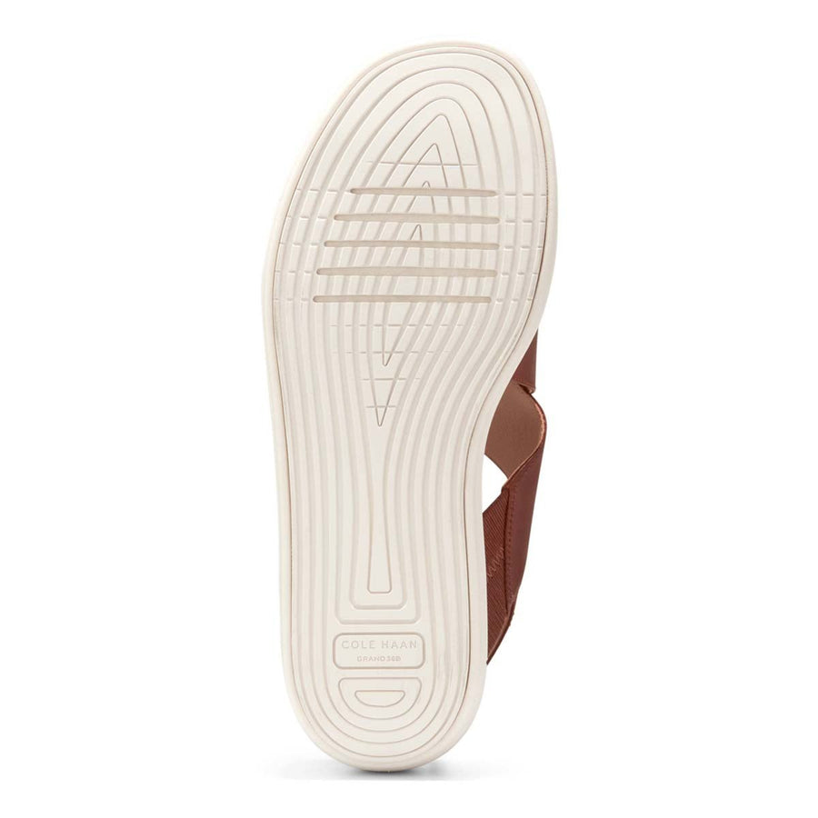 WOMEN'S COLE HAAN ØRIGINAL GRAND PLATFORM SANDALS | DARK CUOIO / IVORY