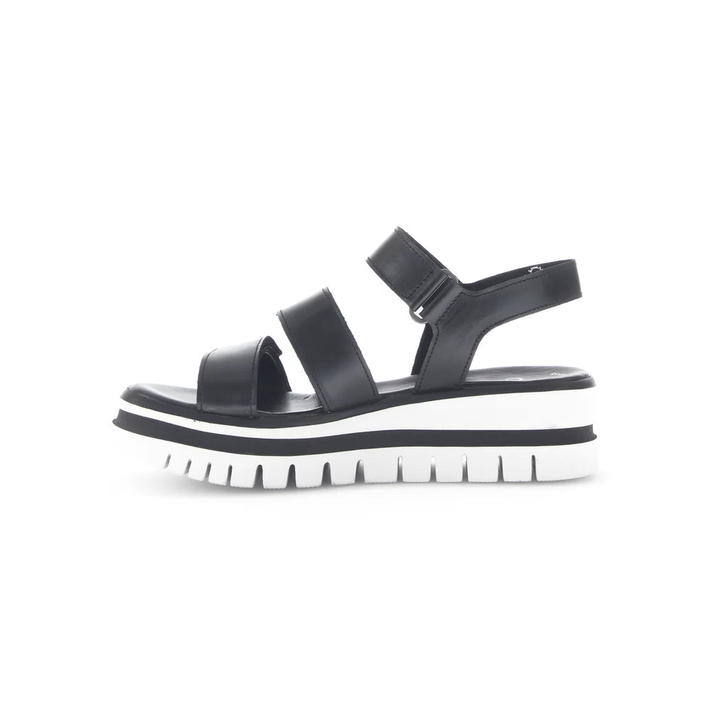 WOMEN'S GABOR 64.620.27 SANDAL | BLACK / SCHWARZ
