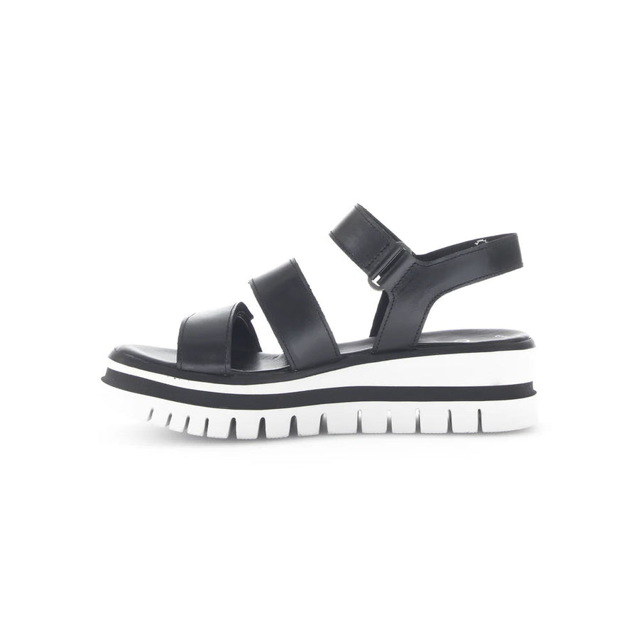 WOMEN'S GABOR 64.620.27 SANDAL | BLACK / SCHWARZ