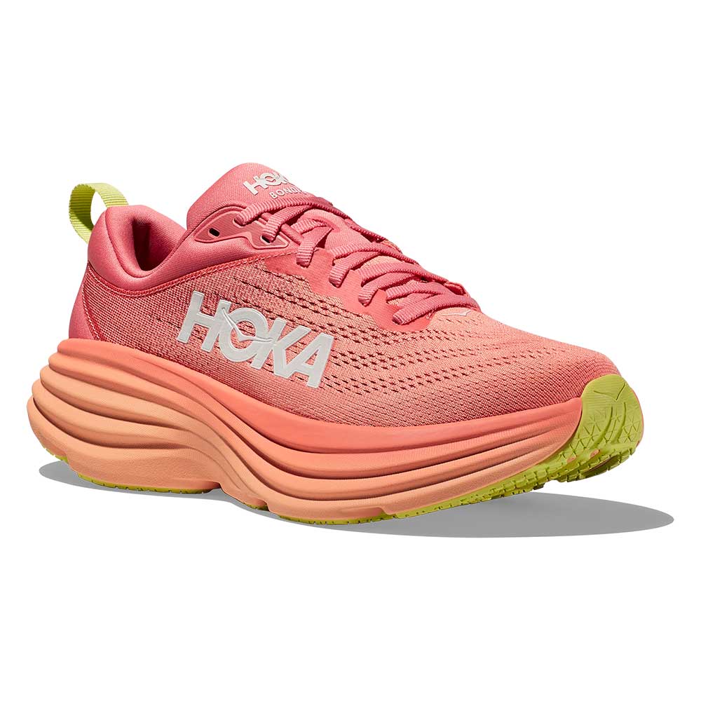 WOMEN'S HOKA BONDI 8 | CORAL / PAPAYA